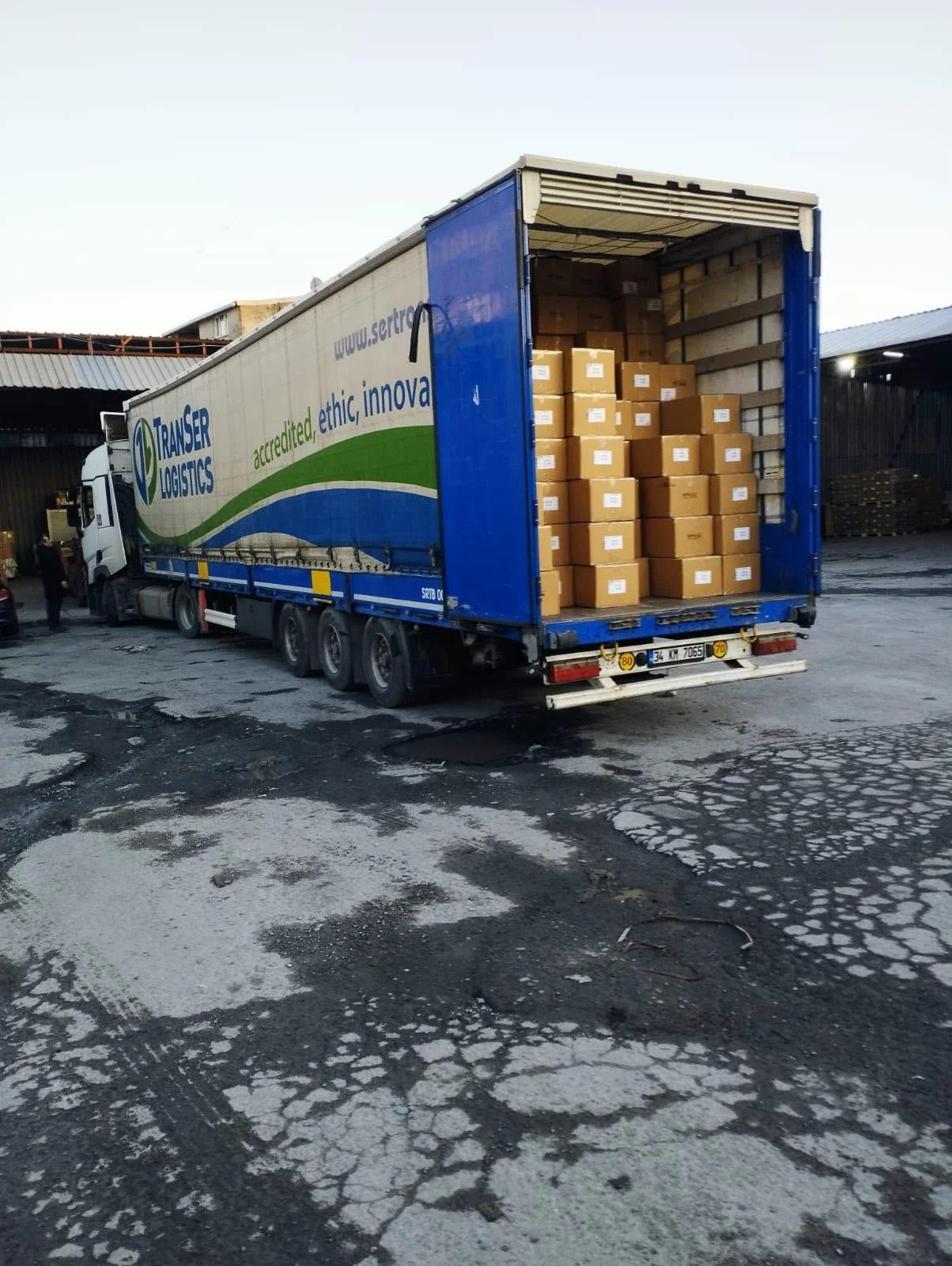 A view of the logistics process